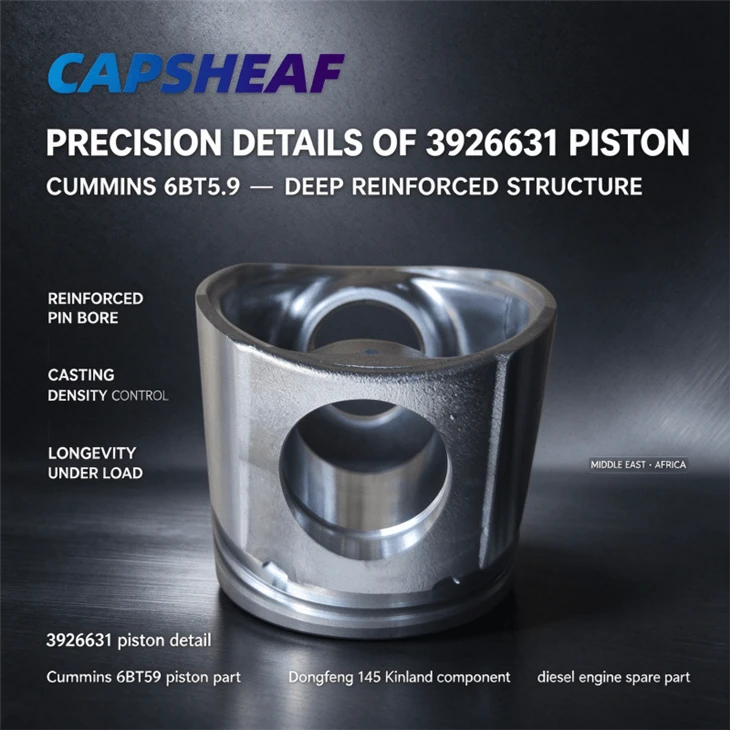 3926631 Piston Compatible With Cummins 6BT5.9 Engine For Dongfeng 145 153 Kinland Heavy Truck Spare Parts factory
