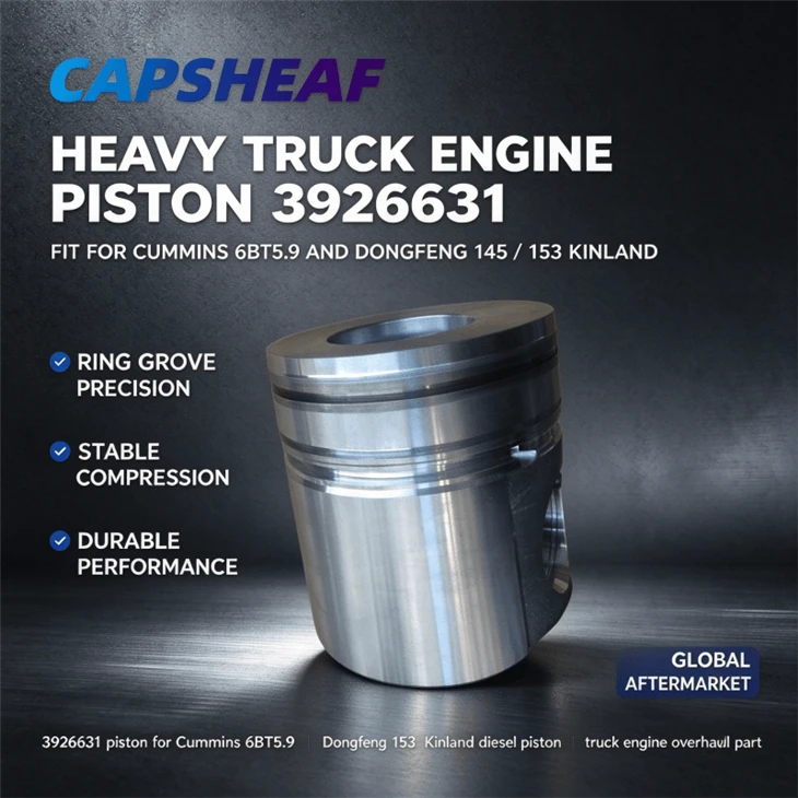 3926631 Piston Compatible With Cummins 6BT5.9 Engine For Dongfeng 145 153 Kinland Heavy Truck Spare Parts suppliers