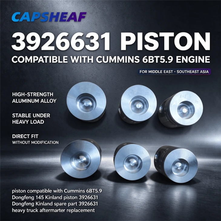 3926631 Piston Compatible With Cummins 6BT5.9 Engine For Dongfeng 145 153 Kinland Heavy Truck Spare Parts