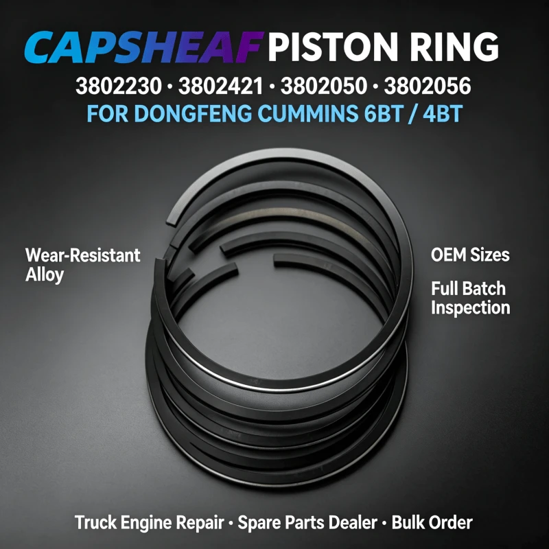 Piston Ring 3802230 3802421 3802050 3802056 For Dongfeng CUMMINS 6BT/4BT