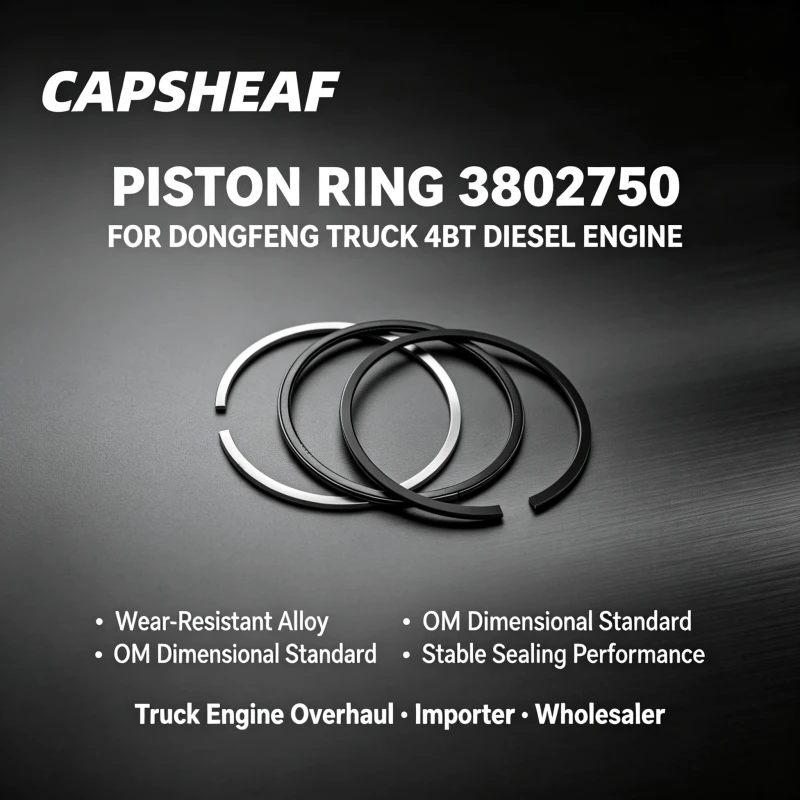 Piston Ring 3802750 For Dongfeng Truck 4BT Diesel Engine suppliers
