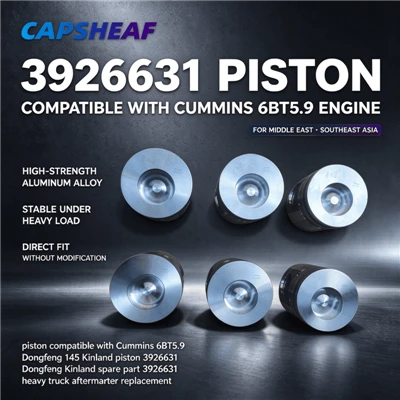 3926631 Piston Compatible With Cummins 6BT5.9 Engine For Dongfeng 145 153 Kinland Heavy Truck Spare Parts