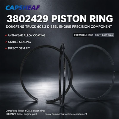Piston Ring 3802429 For DongFeng Truck 6C8.3 Diesel Engine Precision Components
